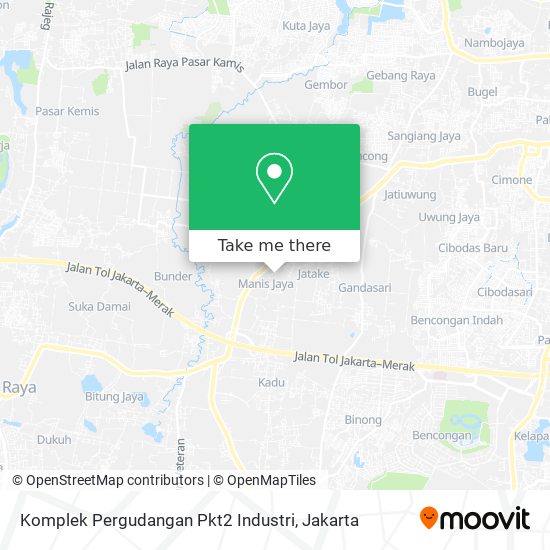 Komplek Pergudangan Pkt2 Industri map