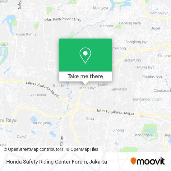 Honda Safety Riding Center Forum map