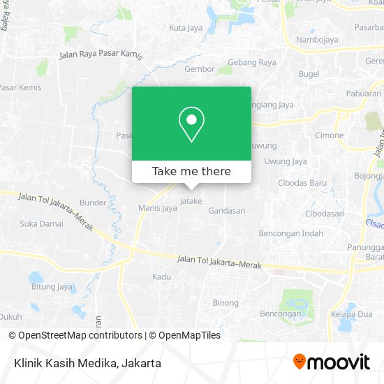 Klinik Kasih Medika map