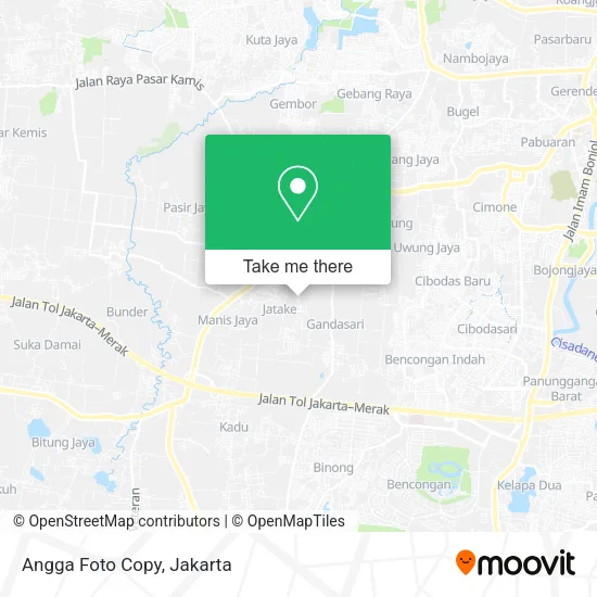 Angga Foto Copy map