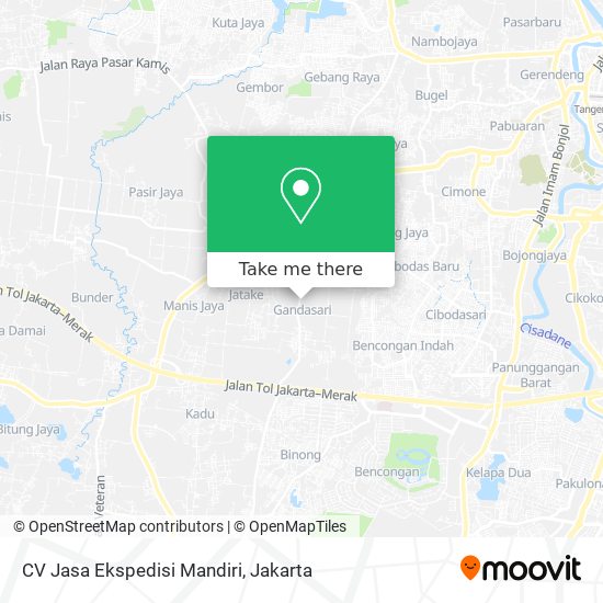 CV Jasa Ekspedisi Mandiri map