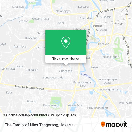 The Family of Nias Tangerang map