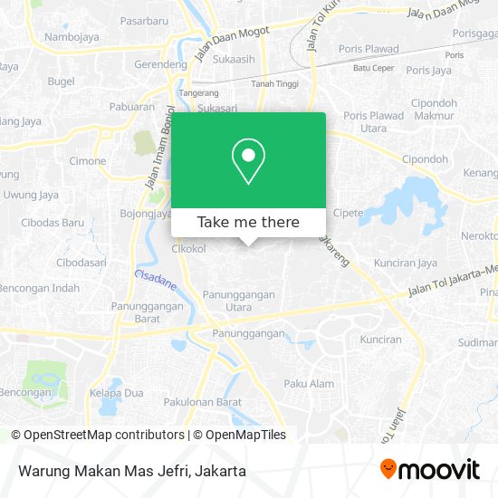 Warung Makan Mas Jefri map