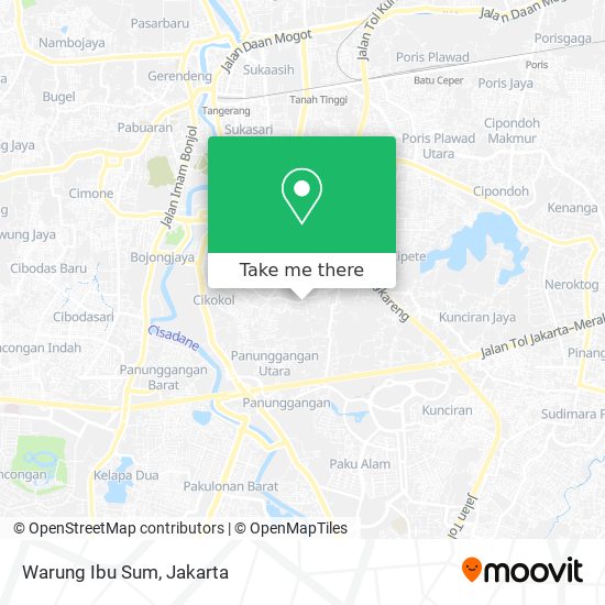 Warung Ibu Sum map