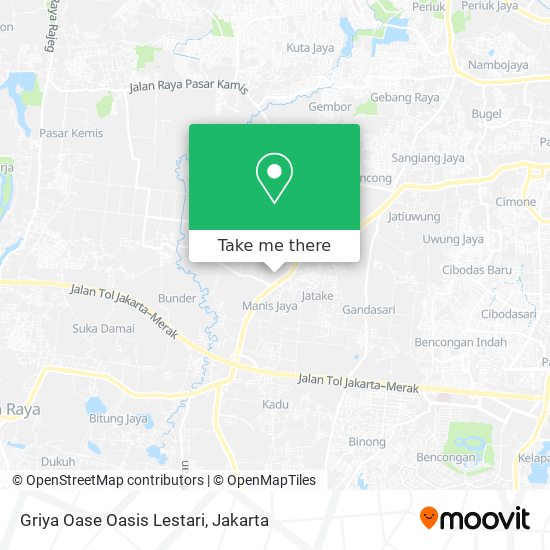 Griya Oase Oasis Lestari map