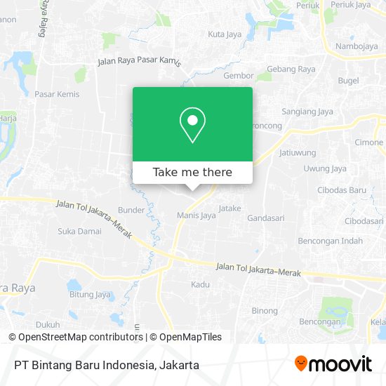 PT Bintang Baru Indonesia map