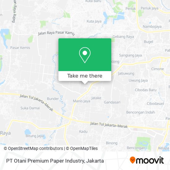 PT Otani Premium Paper Industry map