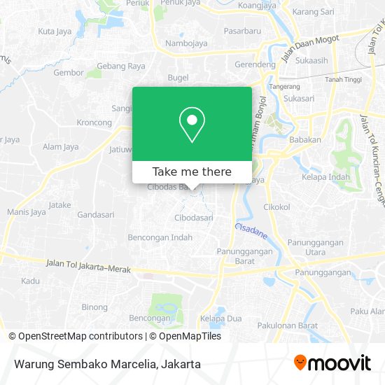 Warung Sembako Marcelia map