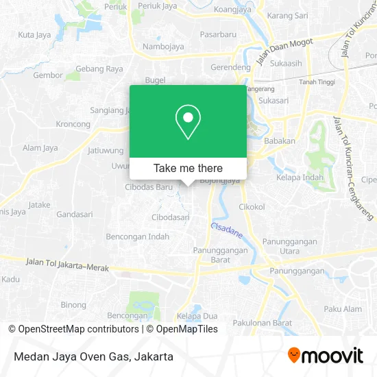 Medan Jaya Oven Gas map
