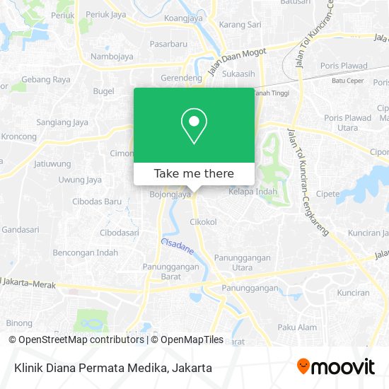 Klinik Diana Permata Medika map