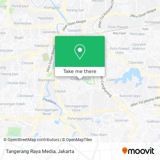 Tangerang Raya Media map