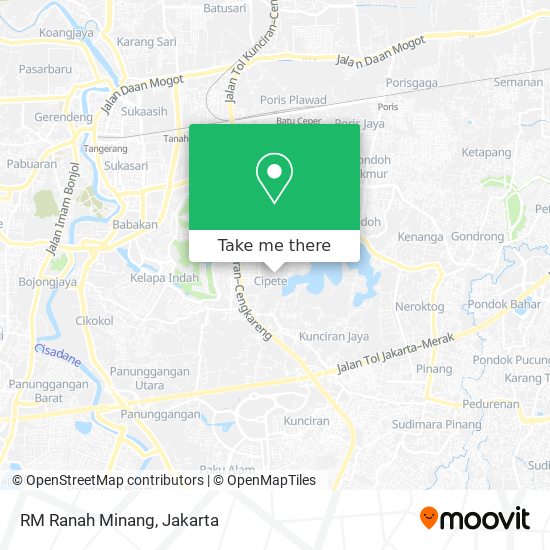 RM Ranah Minang map