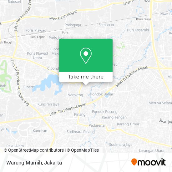 Warung Mamih map