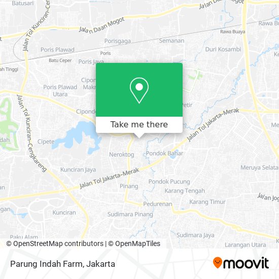 Parung Indah Farm map