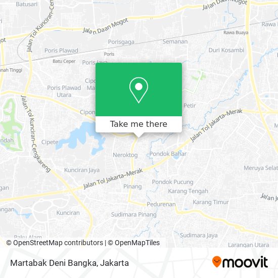 Martabak Deni Bangka map