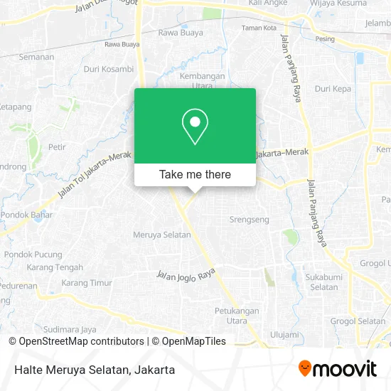 Halte Meruya Selatan map