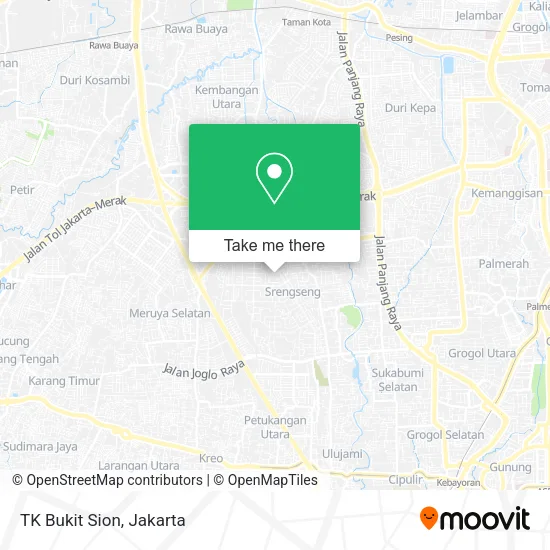 TK Bukit Sion map