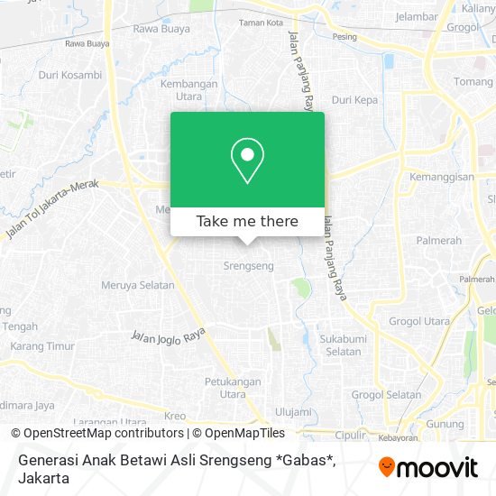 Generasi Anak Betawi Asli Srengseng *Gabas* map