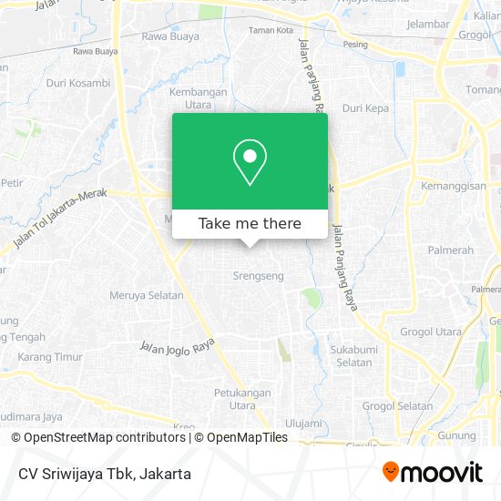 CV Sriwijaya Tbk map