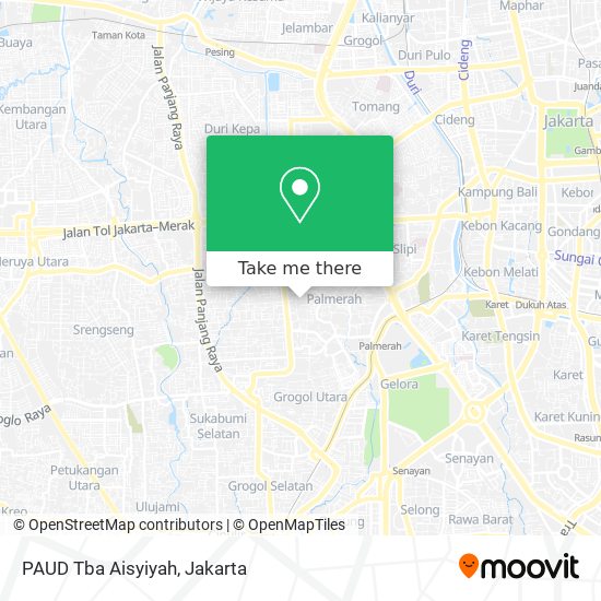 PAUD Tba Aisyiyah map