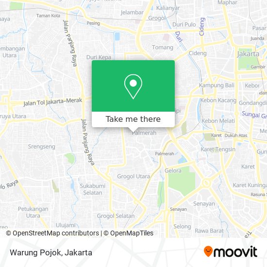 Warung Pojok map