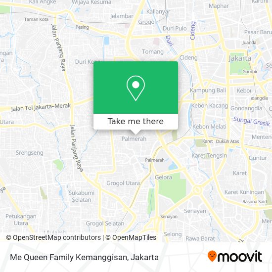 Me Queen Family Kemanggisan map