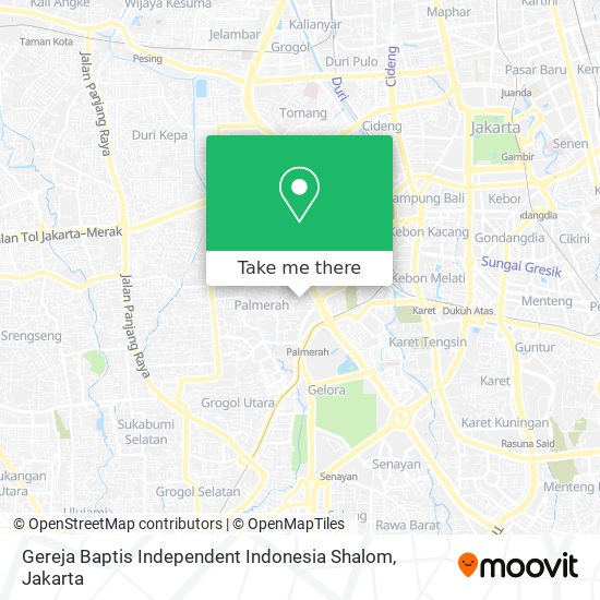 Gereja Baptis Independent Indonesia Shalom map