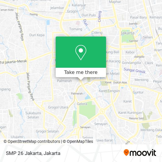 SMP 26 Jakarta map