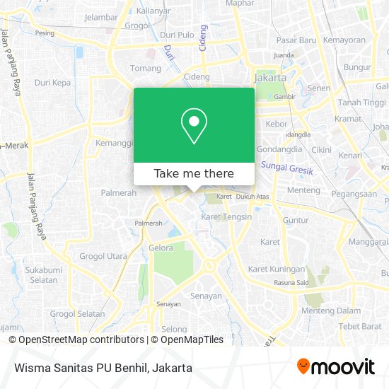 Wisma Sanitas PU Benhil map