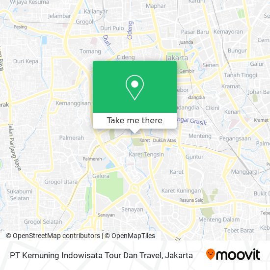 PT Kemuning Indowisata Tour Dan Travel map