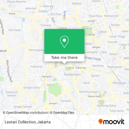 Lestari Collection map