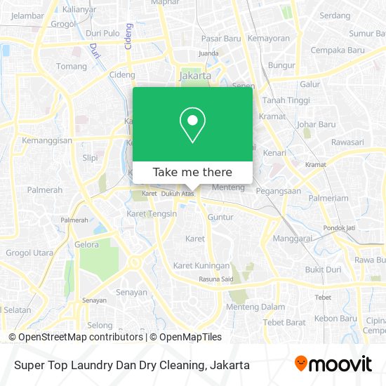 Super Top Laundry Dan Dry Cleaning map