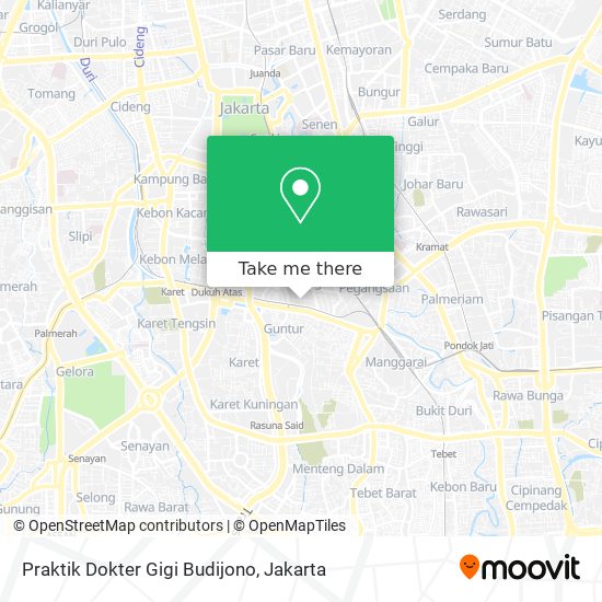 Praktik Dokter Gigi Budijono map