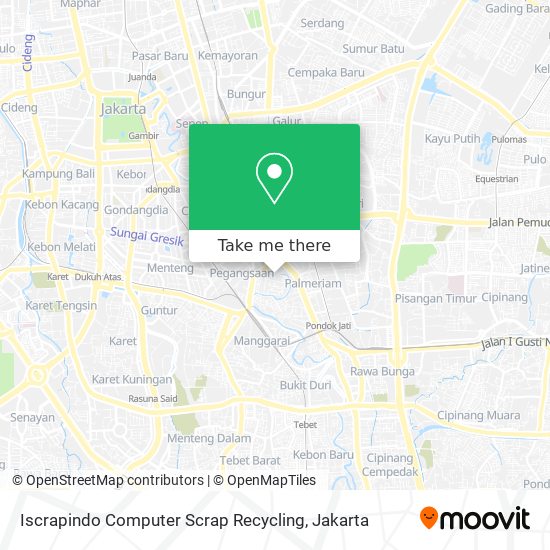 Iscrapindo Computer Scrap Recycling map