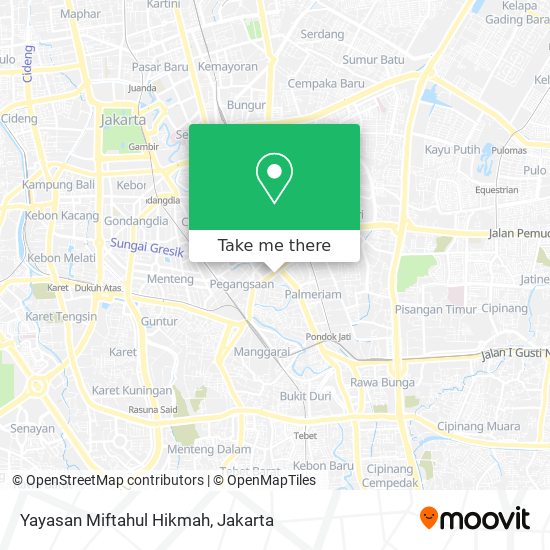 Yayasan Miftahul Hikmah map