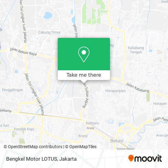 Bengkel Motor LOTUS map
