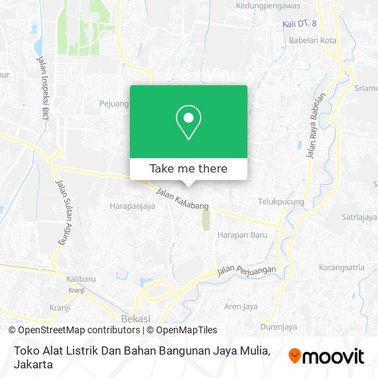 Toko Alat Listrik Dan Bahan Bangunan Jaya Mulia map