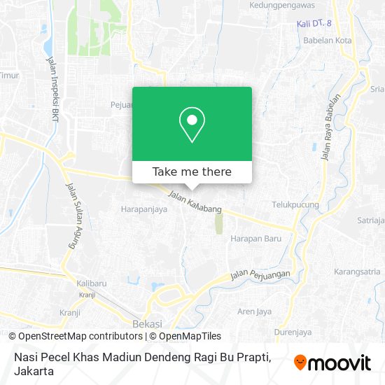 Nasi Pecel Khas Madiun Dendeng Ragi Bu Prapti map