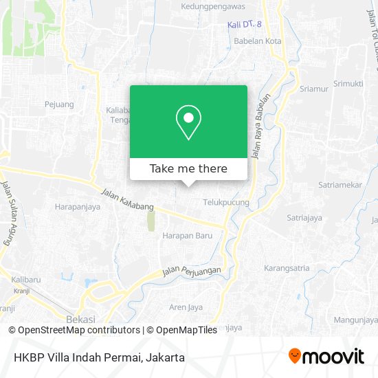 HKBP Villa Indah Permai map