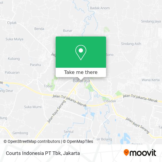 Courts Indonesia PT Tbk map