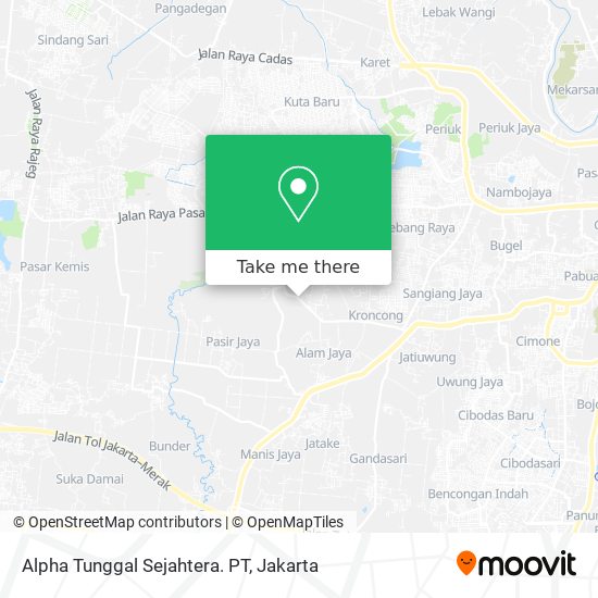 Alpha Tunggal Sejahtera. PT map