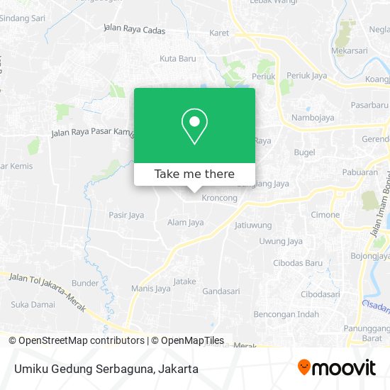 Umiku Gedung Serbaguna map