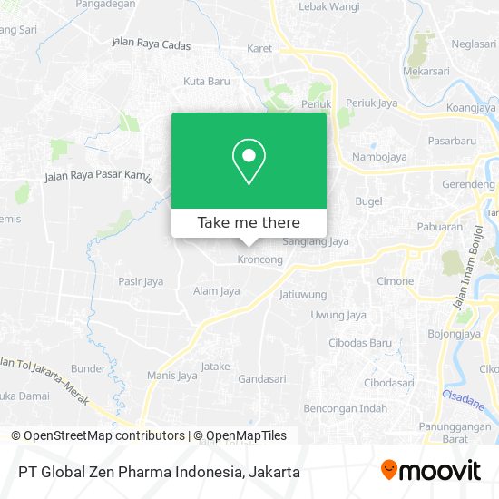PT Global Zen Pharma Indonesia map