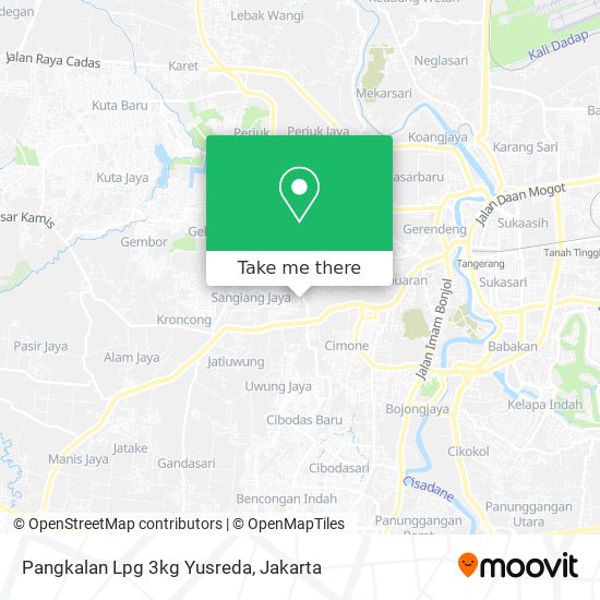 Pangkalan Lpg 3kg Yusreda map