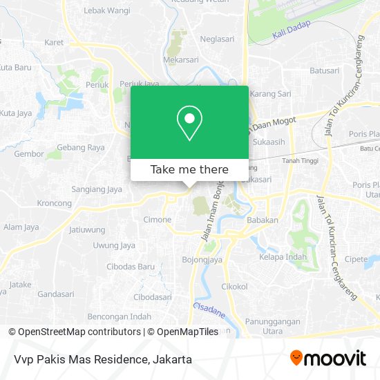 Vvp Pakis Mas Residence map