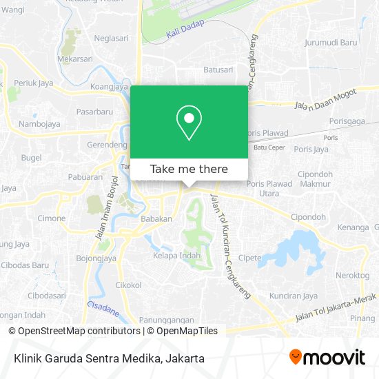 Klinik Garuda Sentra Medika map