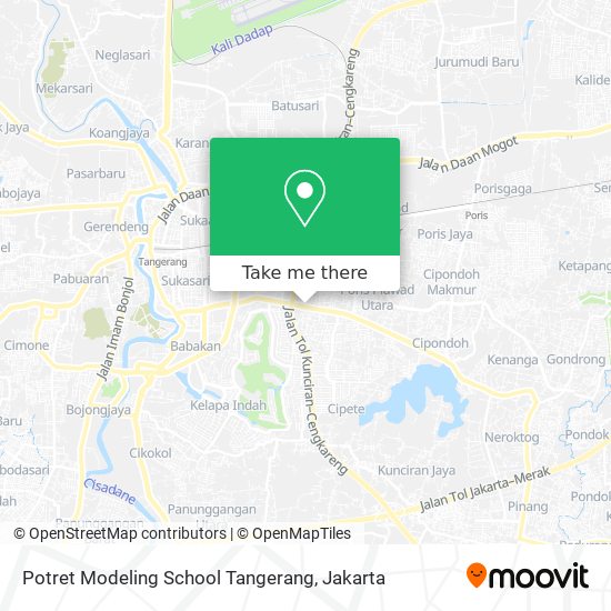 Potret Modeling School Tangerang map