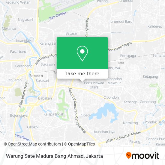 Warung Sate Madura Bang Ahmad map