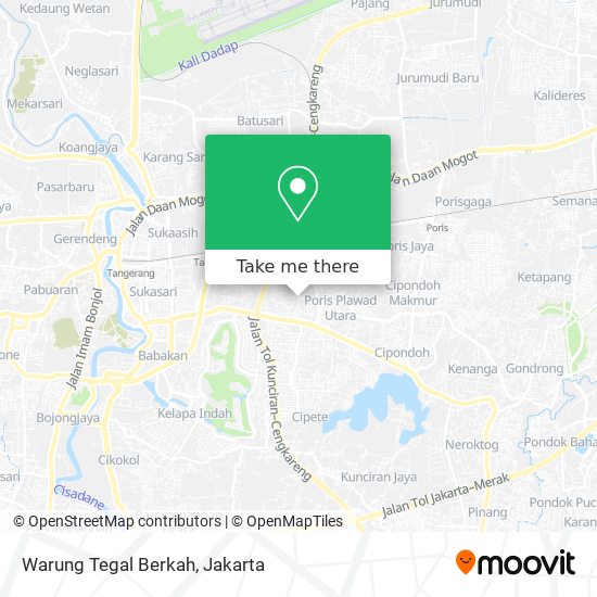 Warung Tegal Berkah map