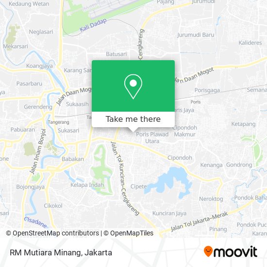 RM Mutiara Minang map
